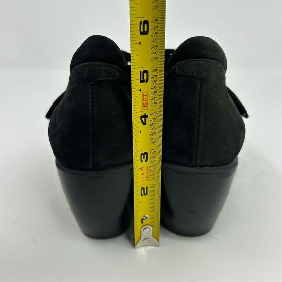 Naot Women's Black Laser Cut Suede Nubuck Pump Heels Size 40 (US 9) Formal - Picture 10 of 15